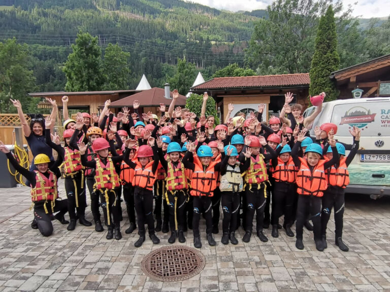 Raftausflug für ÖWR-Kinder