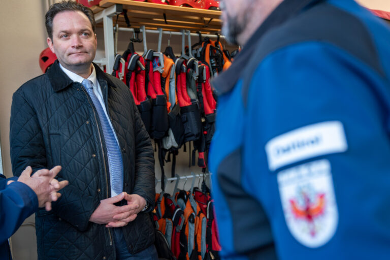 Bundesminister-Totschnig zu Besuch bei der ÖWR Osttirol (Copyright Tiroler Volkspartei)